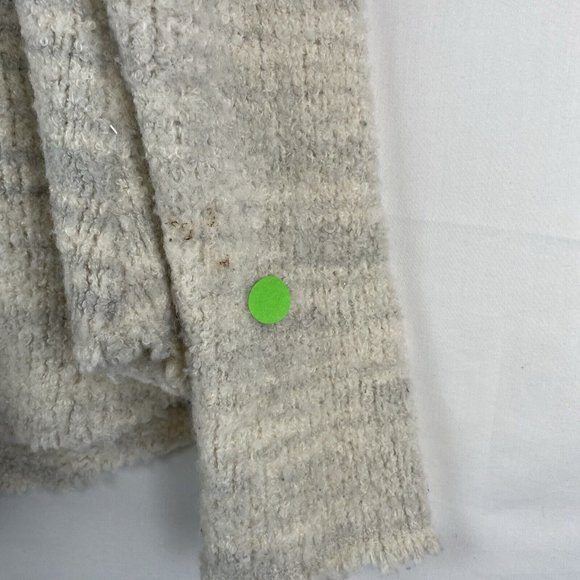 Free People Blazer Womens Small XS Zebra Yarn Icicle Teddy Double Breasted - Picture 4 of 10